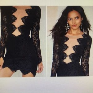 Storia Black Lace Dress